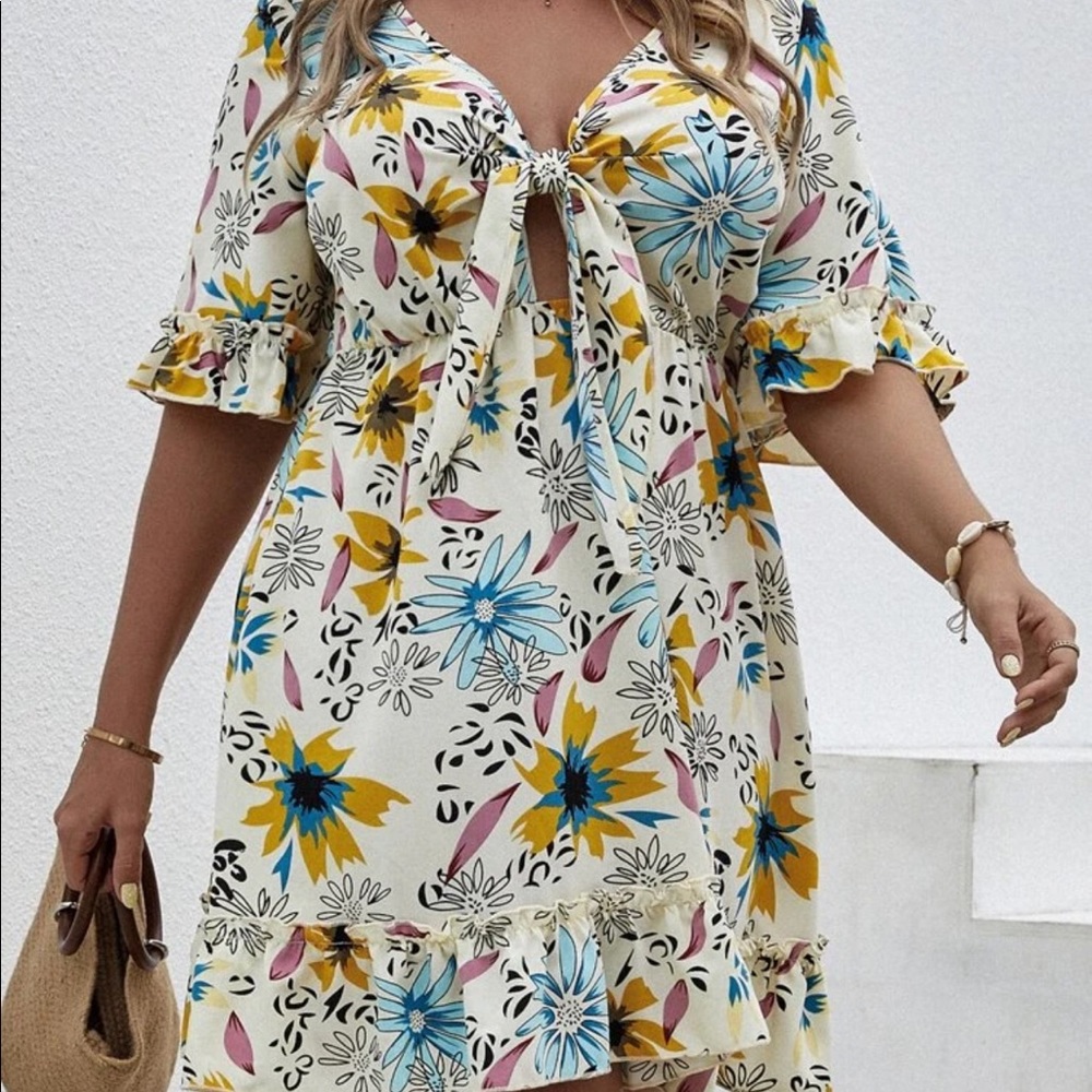 Floral Shein Dress, worn once